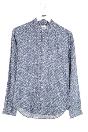 Chemise Sandro Bleu en Coton, taille S - Seconde Main