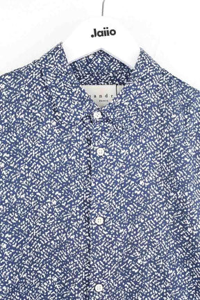 Chemise Sandro Bleu en Coton