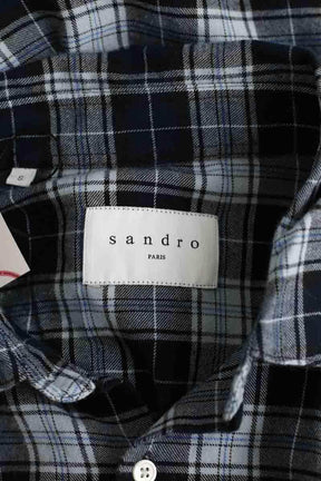 Chemise Sandro Bleu en Coton