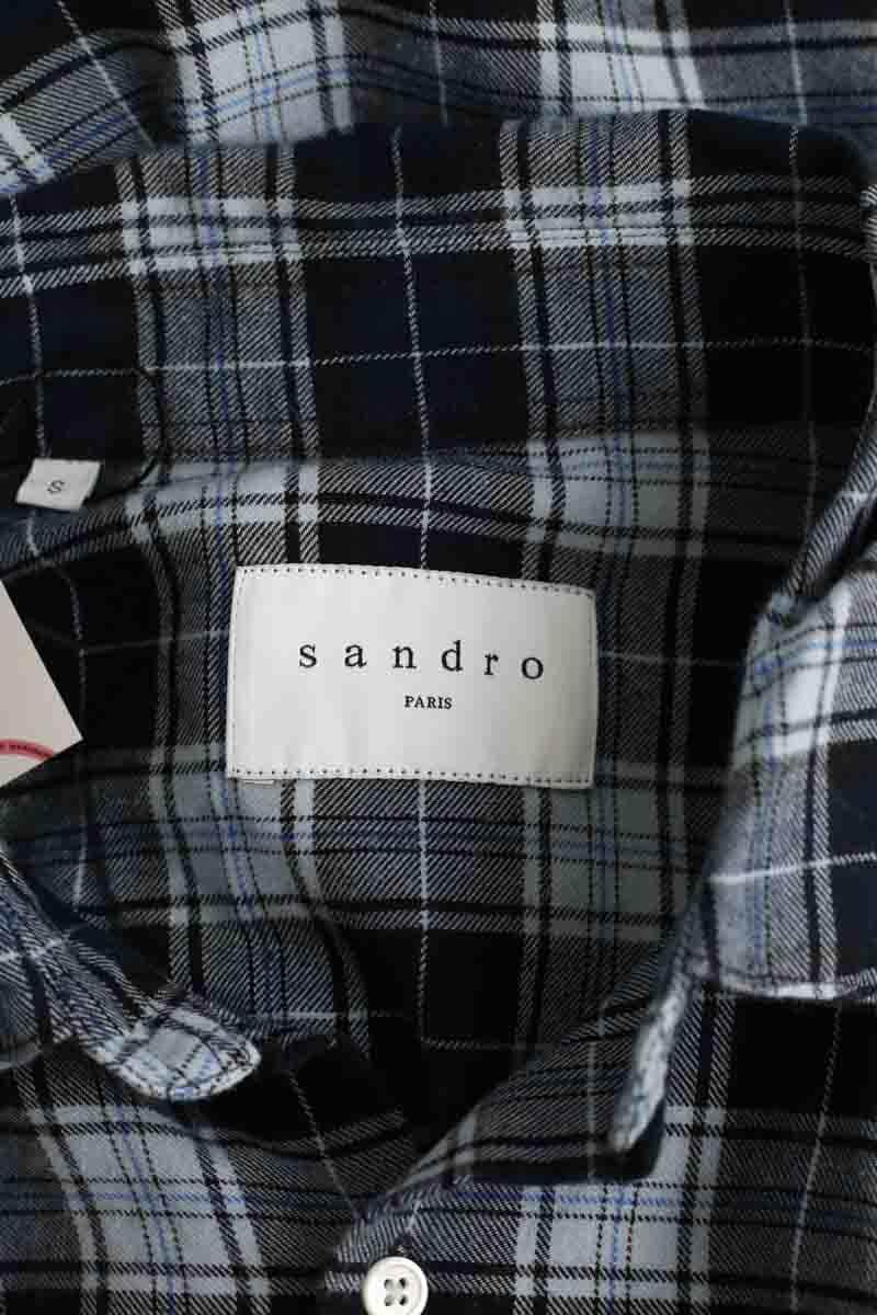 Chemise Sandro Bleu en Coton
