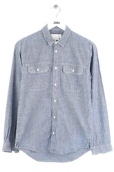 Chemise Sandro Bleu en Coton, taille XS - Seconde Main