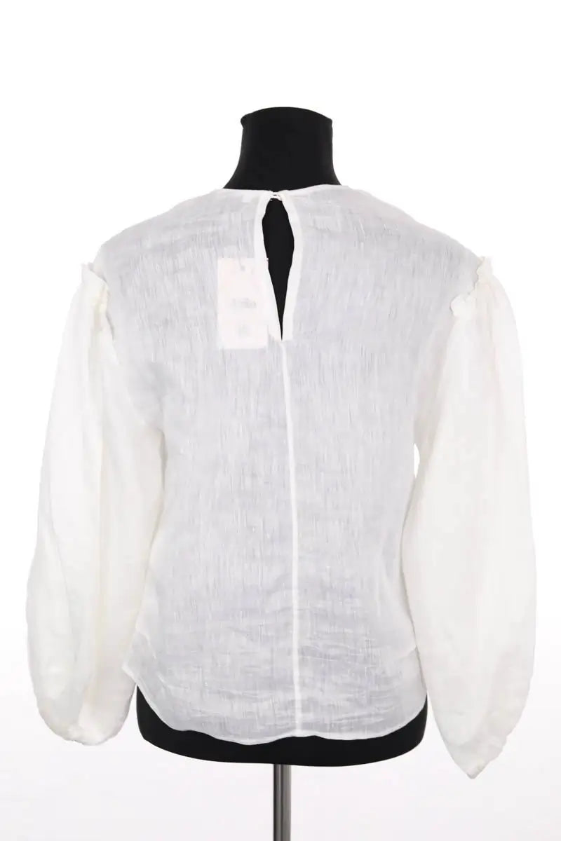 Chemise Sandro Bleu en Lin