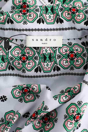 Chemise Sandro Bleu en Polyester