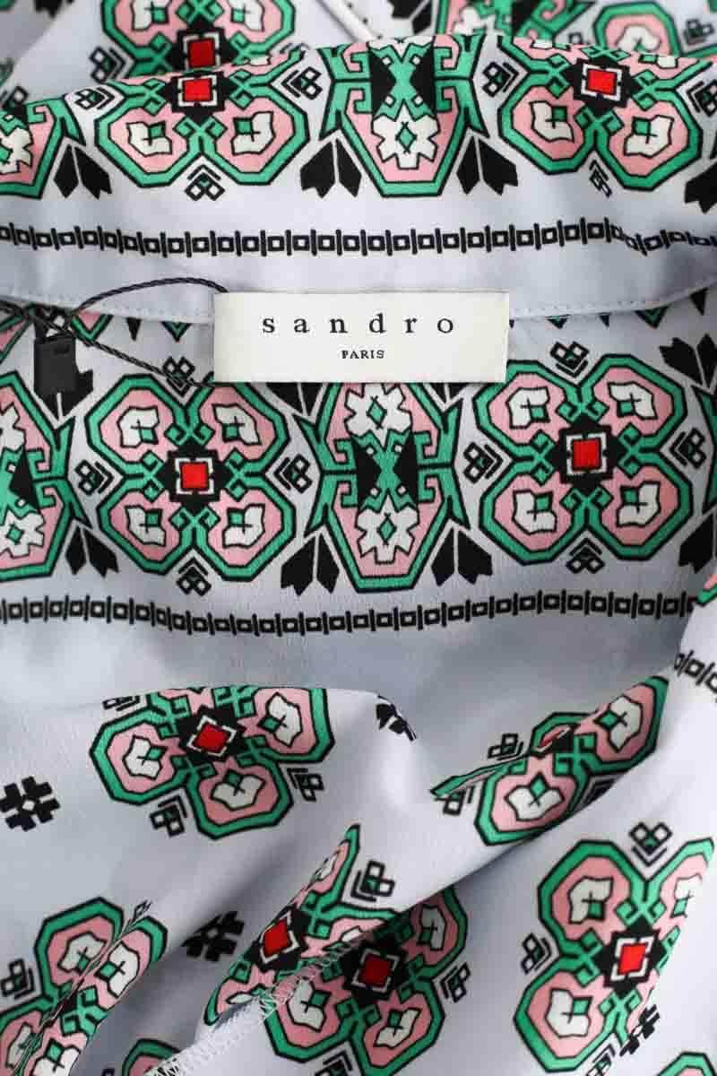 Chemise Sandro Bleu en Polyester
