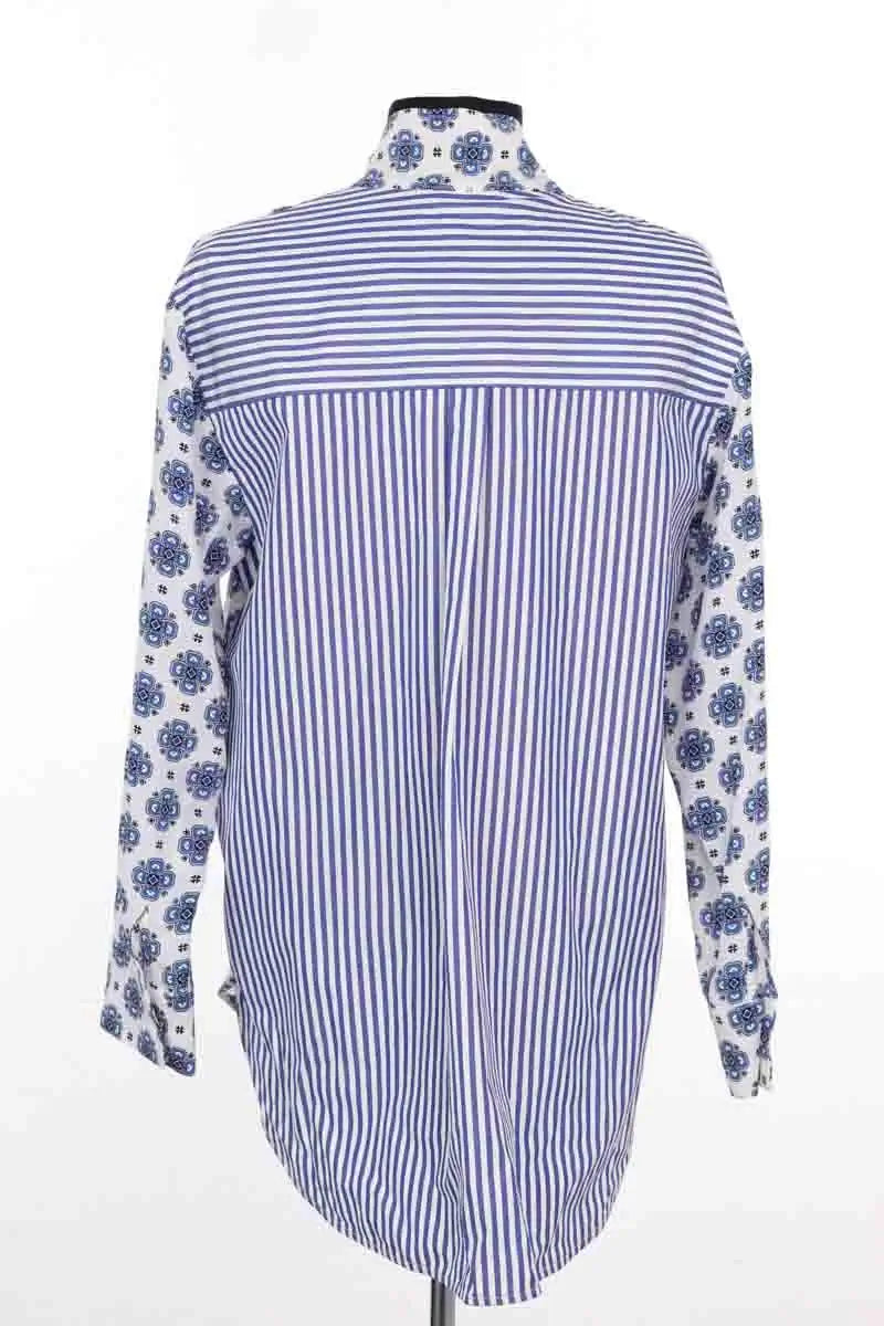 Chemise Sandro Bleu en Soie