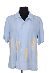 Chemise Sandro Bleu en Viscose, taille S - Seconde Main