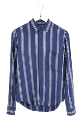 Chemise Sandro Bleu en Viscose, taille XS - Seconde Main
