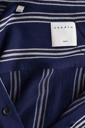 Chemise Sandro Bleu en Viscose