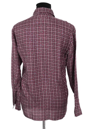 Chemise Sandro Bordeaux en Soie