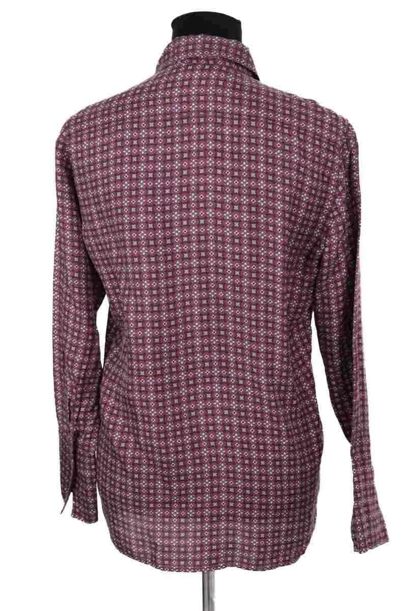 Chemise Sandro Bordeaux en Soie