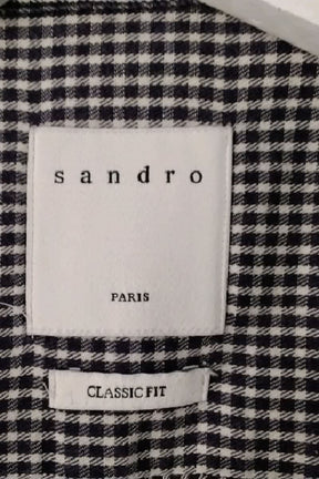 Chemise Sandro Marine en Coton