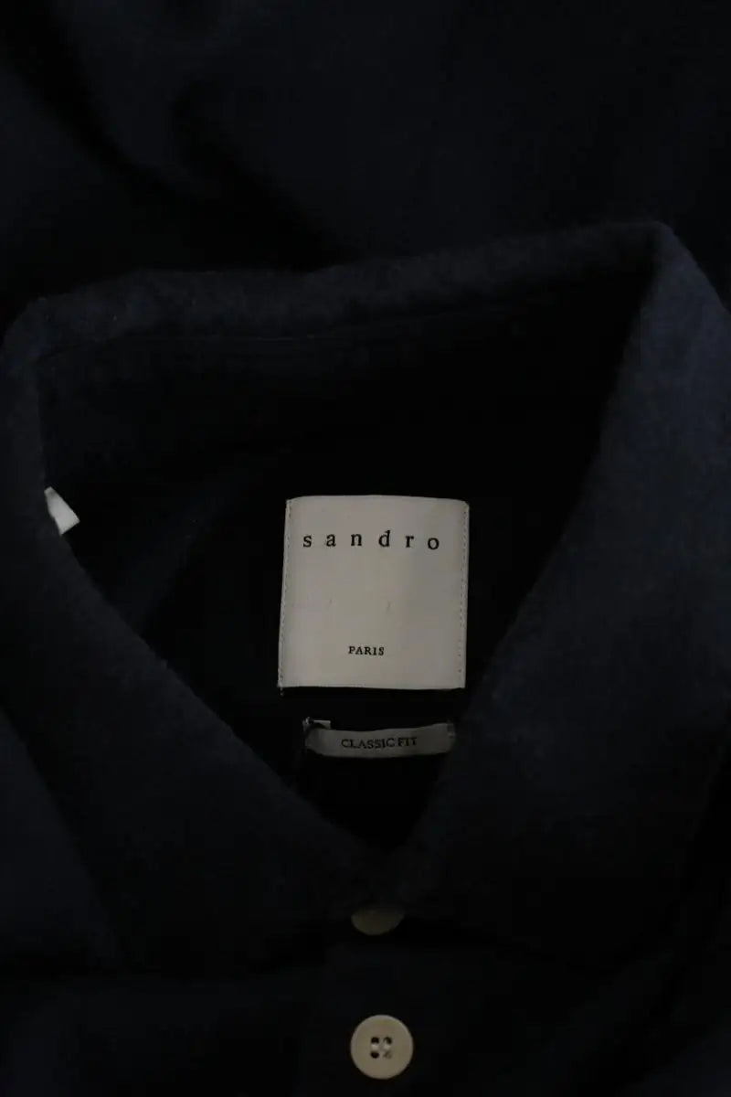 Chemise Sandro Marine en Coton