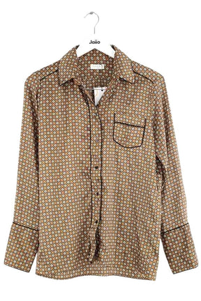 Chemise Sandro Marron en Polyester, taille M - Seconde Main