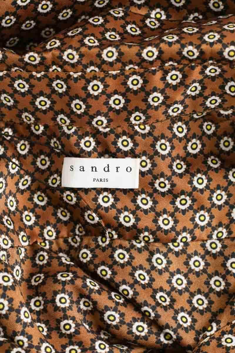 Chemise Sandro Marron en Polyester