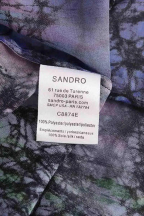 Chemise Sandro Multicolore en Synthétique