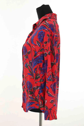 Chemise Sandro Rouge en Soie