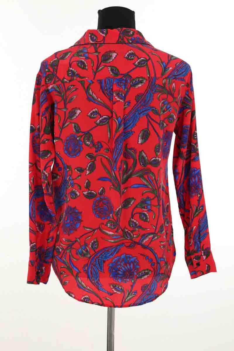 Chemise Sandro Rouge en Soie