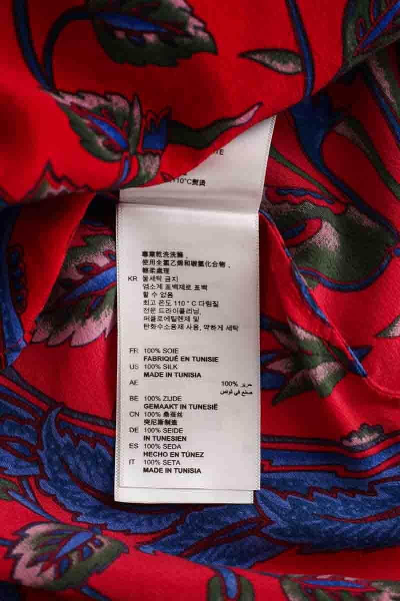 Chemise Sandro Rouge en Soie