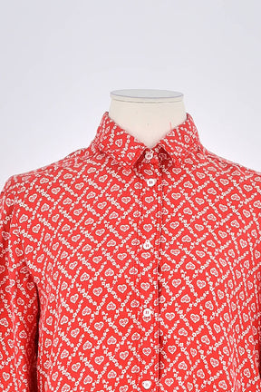 Chemise Sandro Rouge en Soie