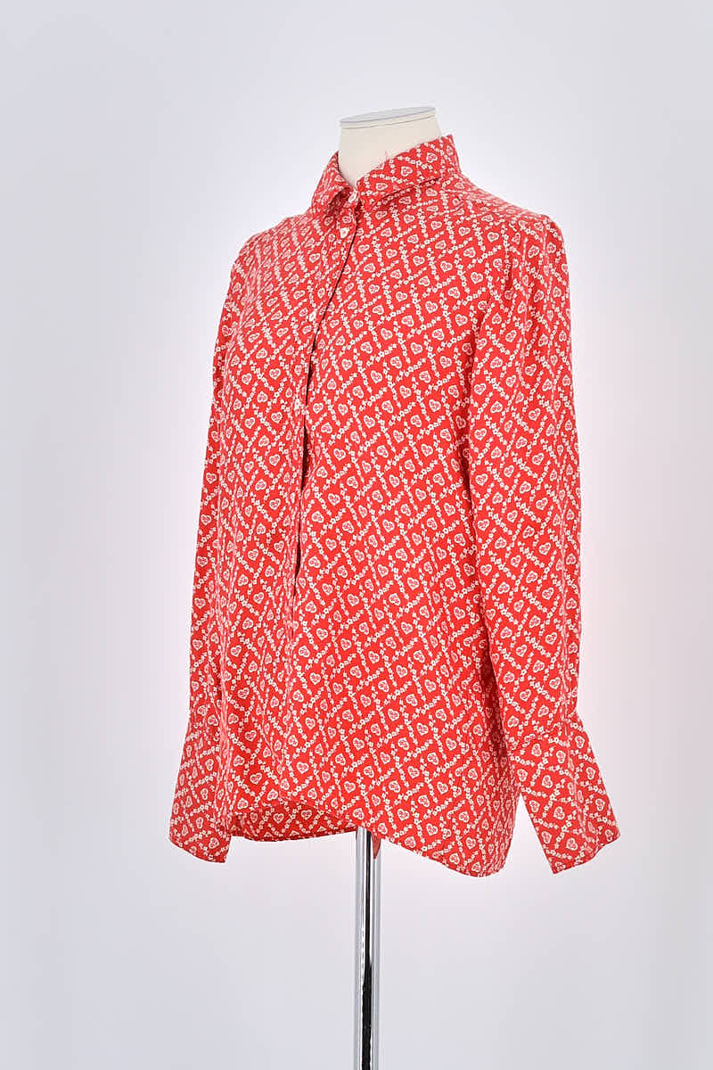 Chemise Sandro Rouge en Soie