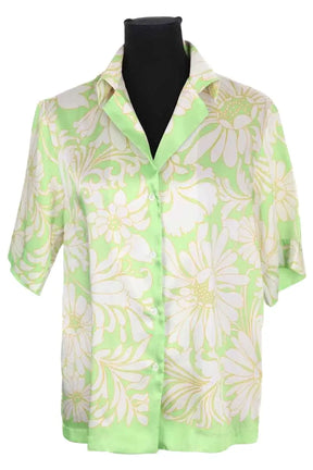 Chemise Sandro Vert en Synthétique, taille S - Seconde Main