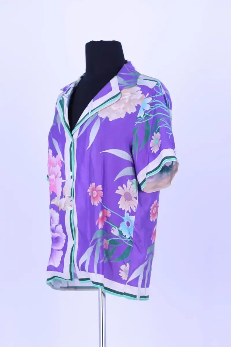 Chemise Sandro Violet en Soie