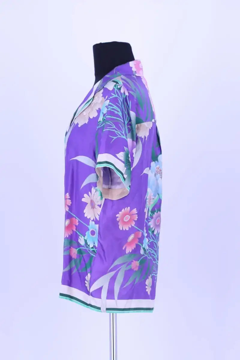 Chemise Sandro Violet en Soie