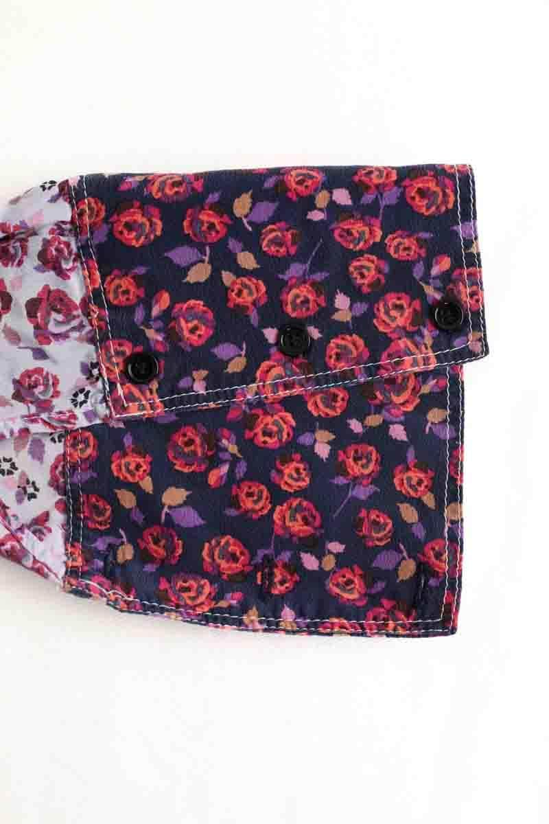 Chemise Sandro Violet en Synthétique