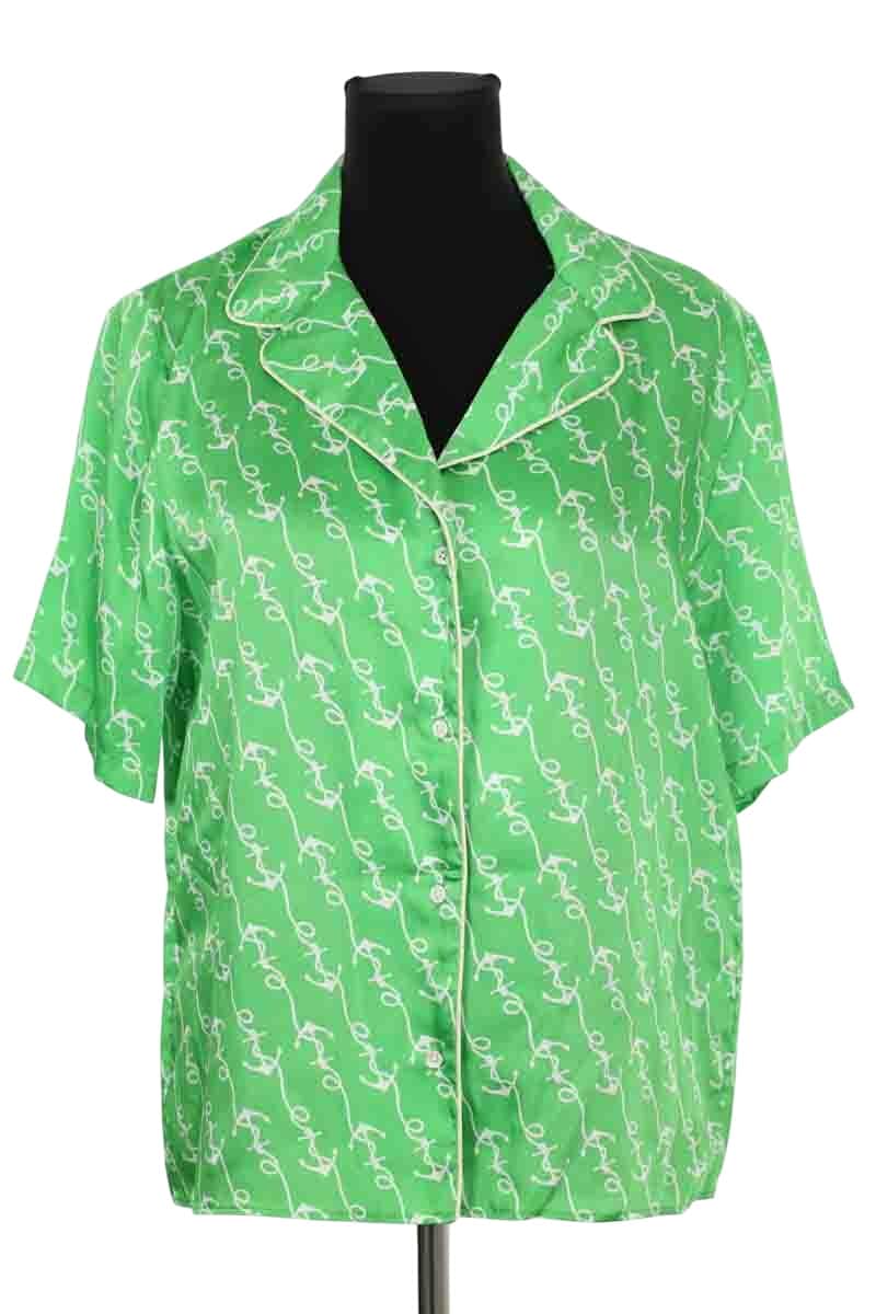 Chemise Sandro Voilier Vert en Polyester, taille M - Seconde Main