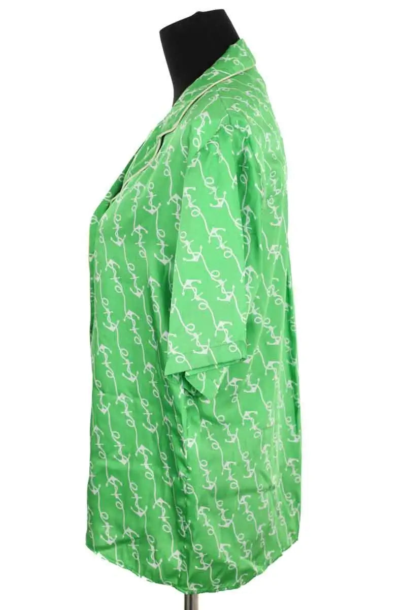 Chemise Sandro Voilier Vert en Polyester