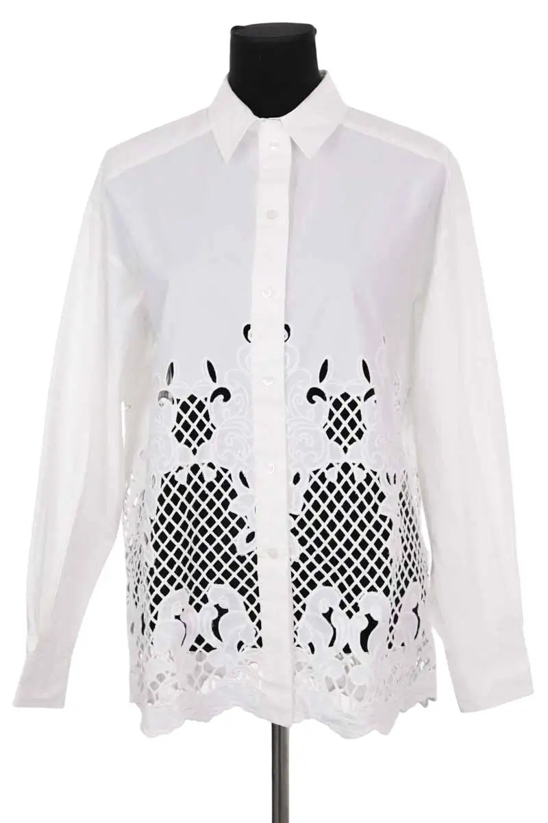 Chemise See By Chloé Blanc en Coton, taille M - Seconde Main