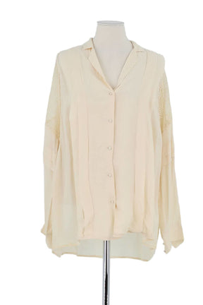Chemise Sessun Beige en Viscose, taille L - Seconde Main