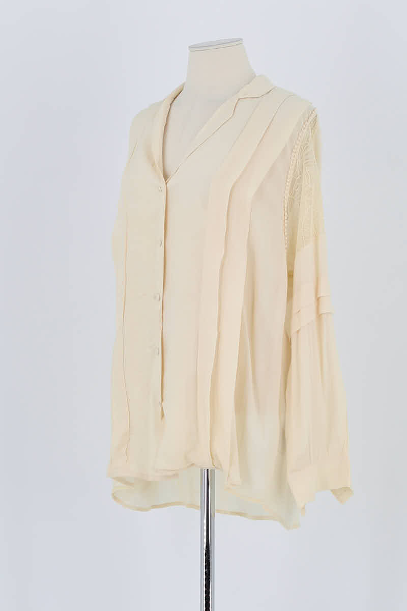 Chemise Sessun Beige en Viscose