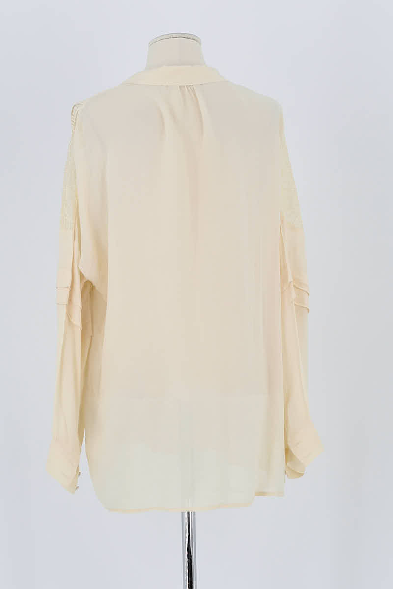 Chemise Sessun Beige en Viscose