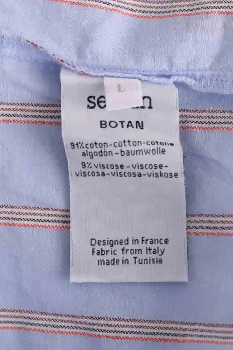 Chemise Sessun Bleu en Coton