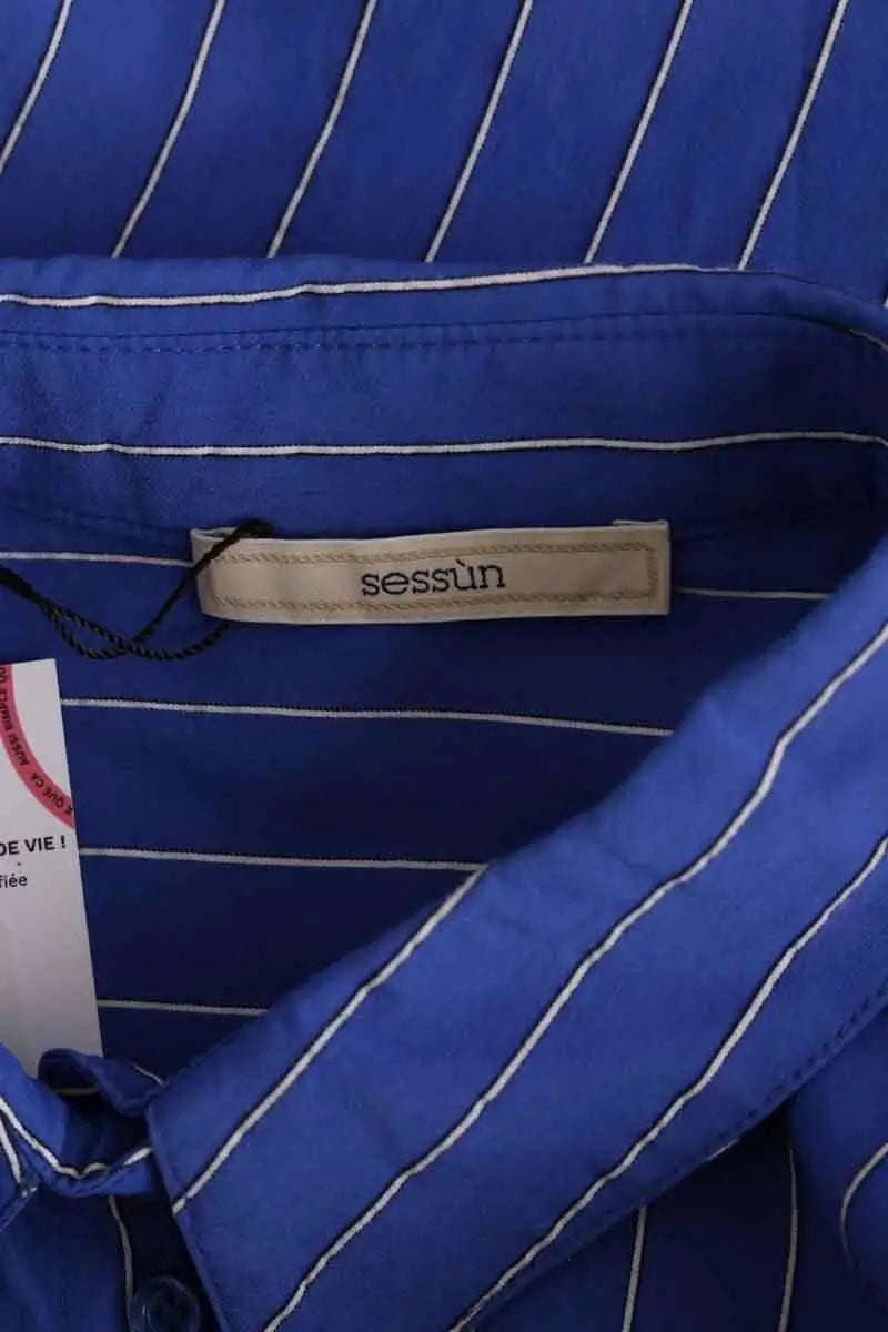 Chemise Sessun Bleu en Viscose