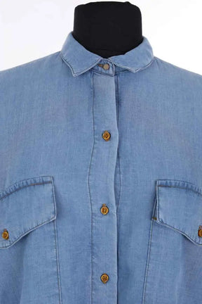Chemise Sessun Botania Bleu en Synthétique