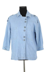 Chemise Sessun James shirt Bleu en Coton, taille M - Seconde Main