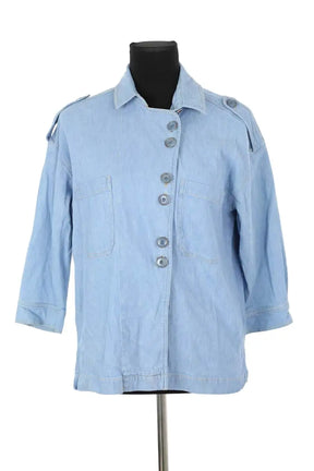 Chemise Sessun James shirt Bleu en Coton, taille M - Seconde Main
