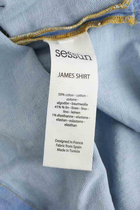 Chemise Sessun James shirt Bleu en Coton