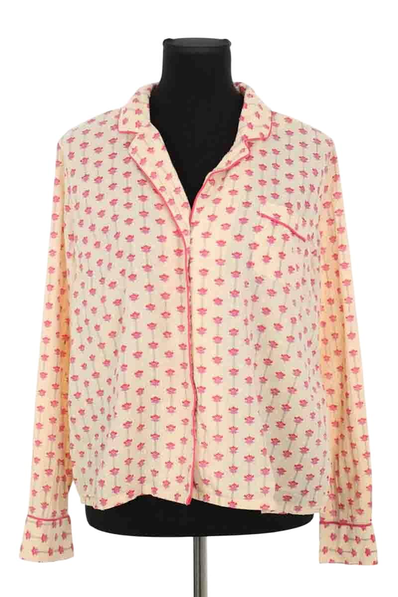 Chemise Sézane Beige en Coton, taille L - Seconde Main