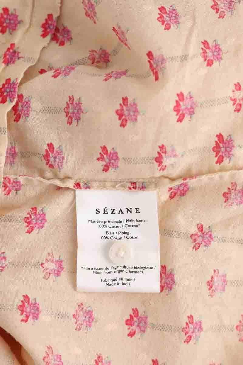 Chemise Sézane Beige en Coton