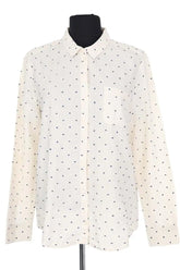 Chemise Sézane Beige en Coton, taille L - Seconde Main