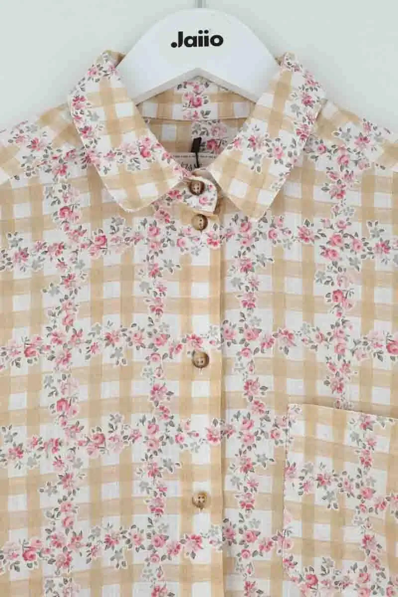 Chemise Sézane Beige en Coton