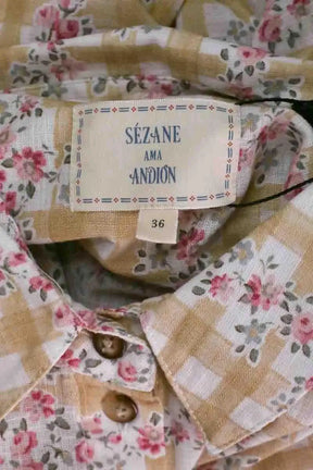 Chemise Sézane Beige en Coton