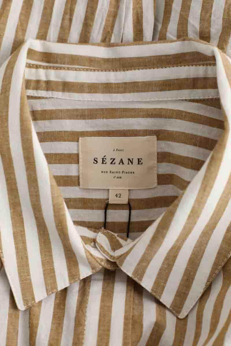Chemise Sézane Beige en Lin