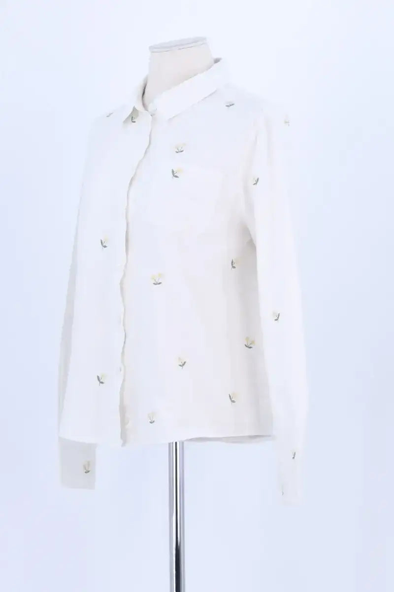 Chemise Sézane Blanc en Coton