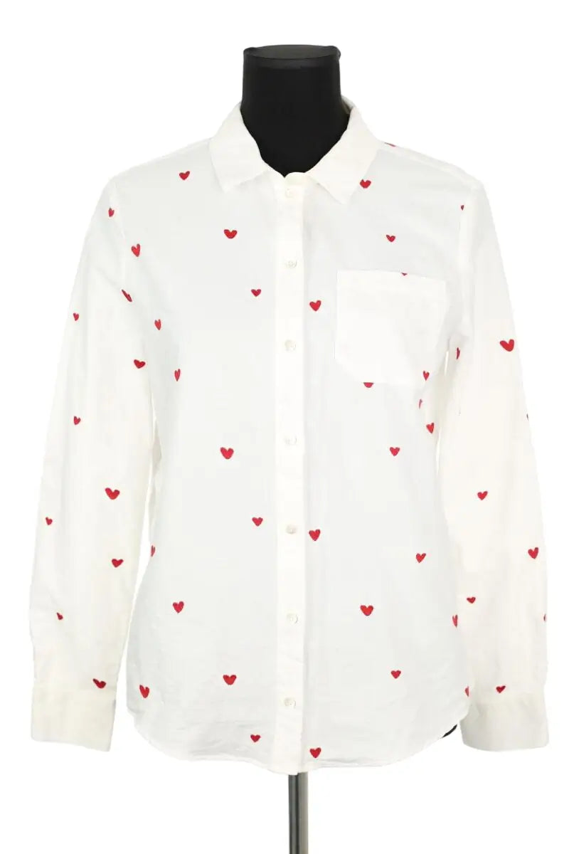 Chemise Sézane Blanc en Coton, taille S - Seconde Main