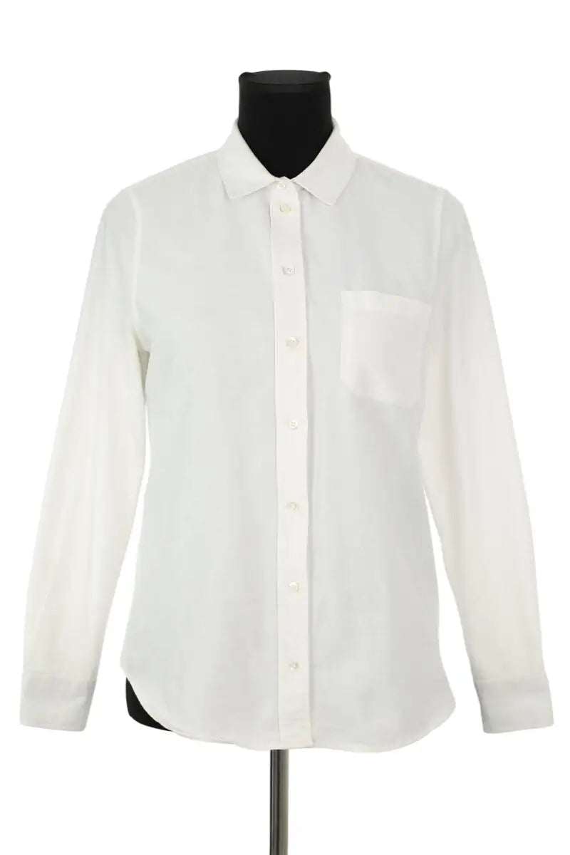 Chemise Sézane Blanc en Coton, taille S - Seconde Main