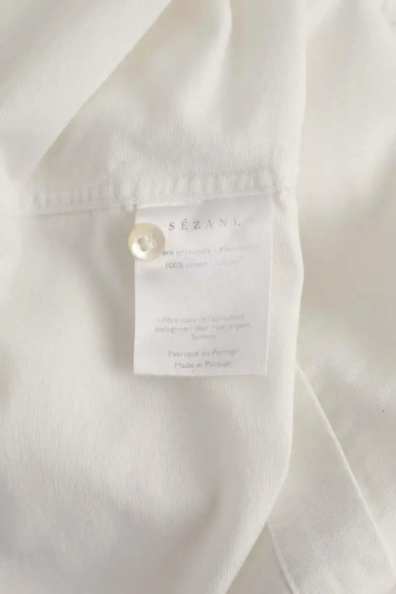 Chemise Sézane Blanc en Coton